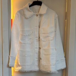 FP Movement by Free People Cream Teddy Jacket